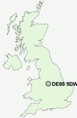 UK Postcode map