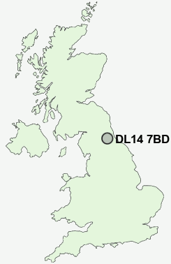 UK Postcode map