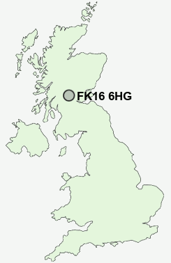 UK Postcode map