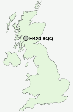 UK Postcode map