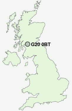 UK Postcode map