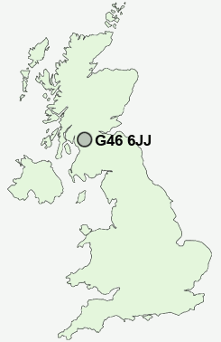 UK Postcode map