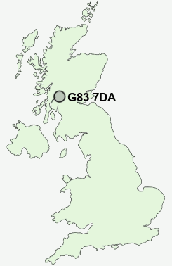 UK Postcode map