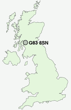 UK Postcode map