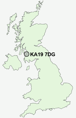 UK Postcode map