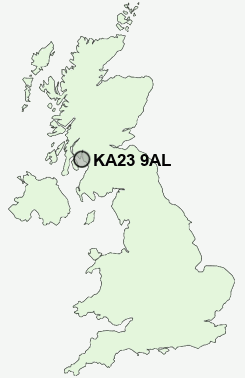 UK Postcode map