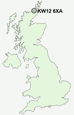 UK Postcode map