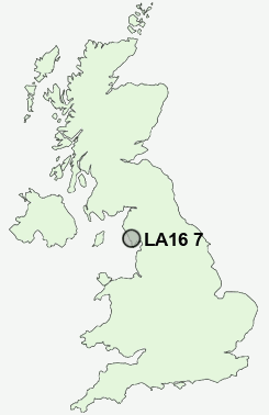 UK Postcode map