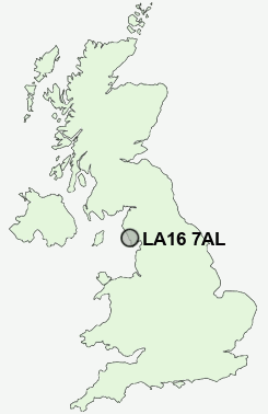 UK Postcode map