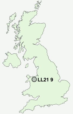 UK Postcode map