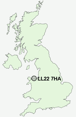 UK Postcode map