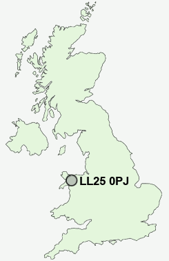 UK Postcode map