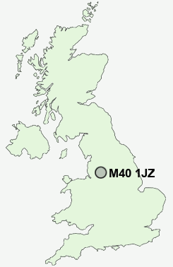 UK Postcode map