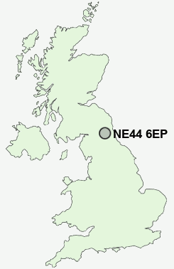 UK Postcode map