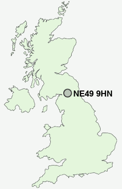 UK Postcode map