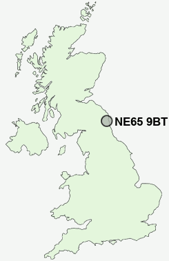 UK Postcode map