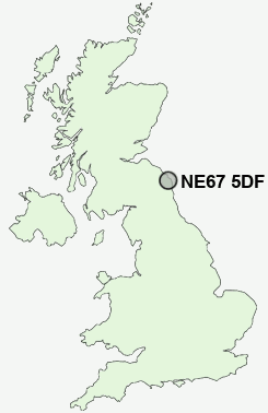 UK Postcode map