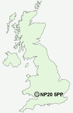 UK Postcode map