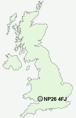 UK Postcode map