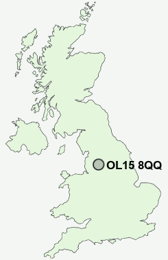 UK Postcode map