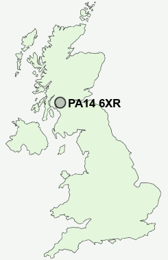 UK Postcode map