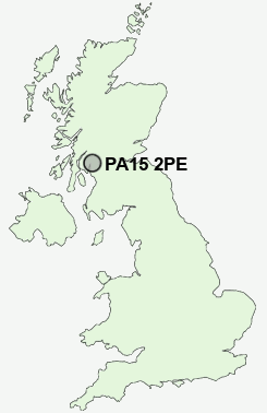 UK Postcode map