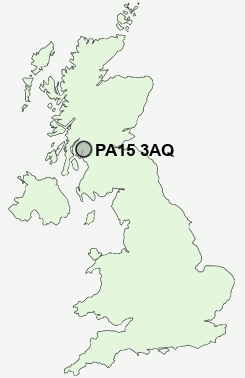 UK Postcode map