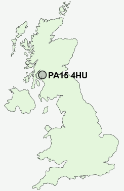 UK Postcode map