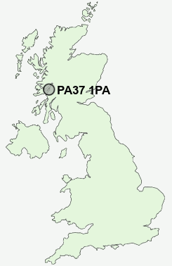 UK Postcode map