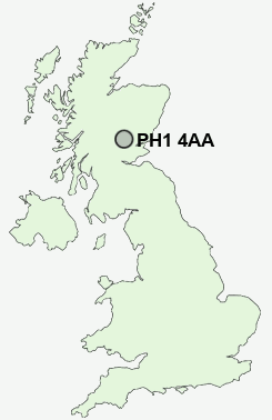 UK Postcode map