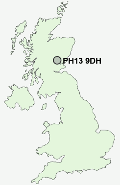 UK Postcode map