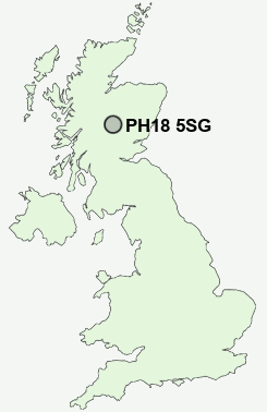 UK Postcode map