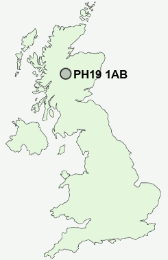 UK Postcode map