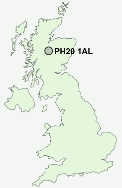 UK Postcode map