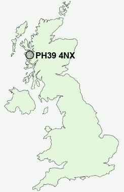 UK Postcode map