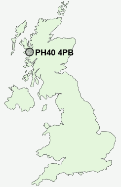 UK Postcode map