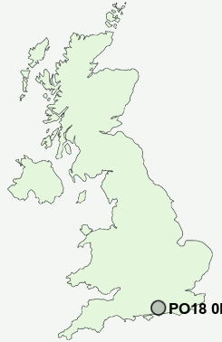 UK Postcode map