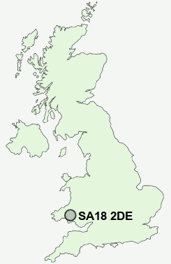 UK Postcode map