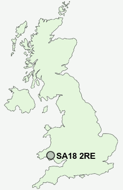 UK Postcode map