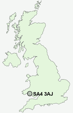 UK Postcode map