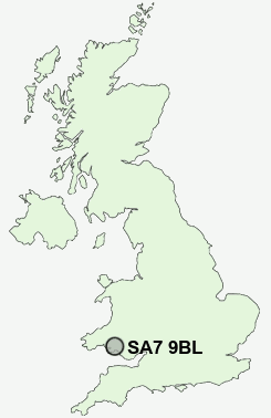 UK Postcode map