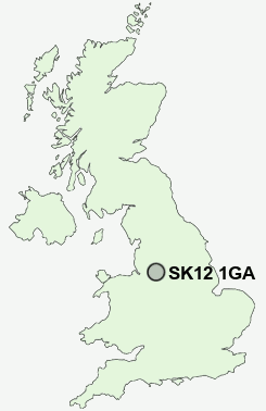 UK Postcode map