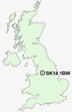 UK Postcode map