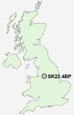 UK Postcode map