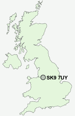 UK Postcode map