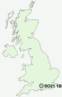 UK Postcode map