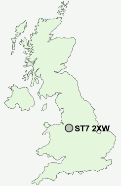 UK Postcode map