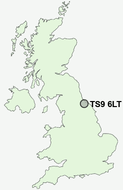 UK Postcode map