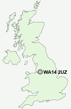 UK Postcode map